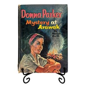 VTG 1962 Donna Parker Mystery at Arawak Book by Marcia Martin, HC - Good